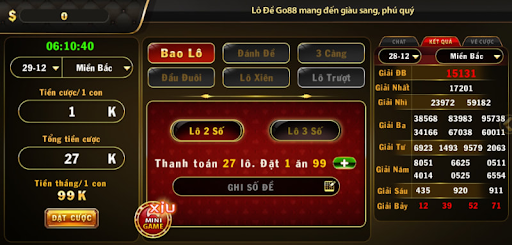 Giới thiệu sảnh lô đề trực tuyến trên cổng game VICCLUB